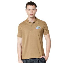 Lacoste Baumwoll-Piqué L.12.12 Polo-Shirt mit Abzeichen (Ph2052Six) Braun