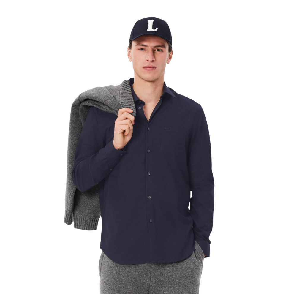 New Lacoste Men's Regular Fit Cotton Shirt