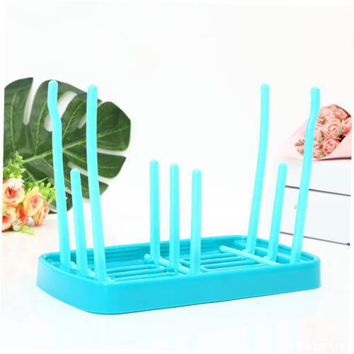 Foldable Bottle Drying Rack for Kitchen Counter, SpaceSaving Fast Drying Holder for Baby Bottles 2