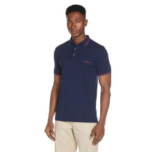 Fruit Of The Loom Ultra-Soft Baumwoll Polo T-Shirt Für Herren | Bequeme Passform | Maritime Blau Packung 1