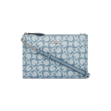 Guess Borsa Mini Crossbody Donna Blu Geometrica con Tracolla Regolabile
