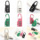 Outdoor Gate Lock Color 7, 3 Digit Combination Padlock, Weatherproof and Secure Gate Closure 2