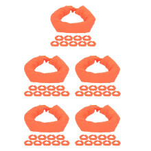 50Pièces Sacs De Stabilisation En Tissu Pour Cônes De Chantier Orange