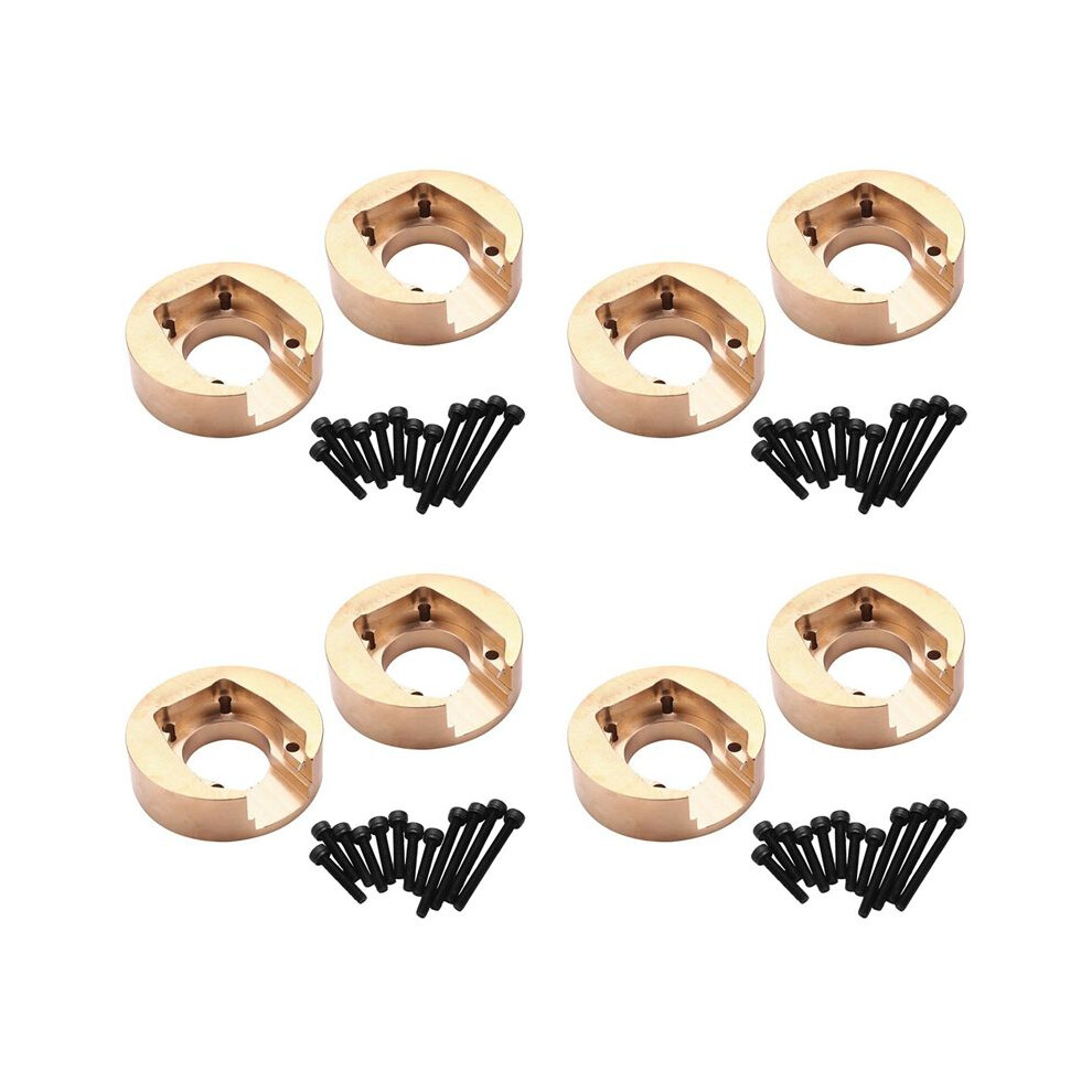 8Pcs 110G Brass Counterweight Balance Weight For Absima Cr3.4 Sherpa Khamba Cr1.8 Yucatan Rc Crawler Car Upgrade Parts 6033664532161