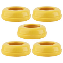 Baby Bottle Replacement Collars LeakProof Screw Rings Pack of 5 for Glass Bottles Durable PP