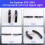 For  Explorer 2011-2019 Car Dynamic LED Turn Signal Light Rearview Mirror Light Indicator 1