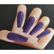 Matte False Nails 24pcs Extra Long Stiletto Press On Nails Set Reusable Full Cover Nail Extensions for Women