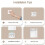 Automatic Soap Dispenser,Touchless Automatic Soap Dispenser, Double, Bubble, Liquid, 300ml X 2, for Various Lotion Types 5