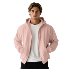 Nobero Zipper Hoodie (1M-Twzp-R0004-Pcy3_Pink Clay_M)