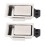 Stainless Steel Paddle Handle Latch Pair, Secure Flush Mount Toolbox Latch for RV Boat Trailer Cabinets 1