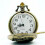 Large bronze embossed Chinese style nostalgic retro  dragon pocket watch 9