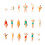 25pack Good Quality Miniature Swimsuit Figures Great For-A 1