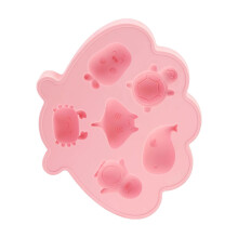 Machine à glaçons en Silicone en forme d'animal marin,-Rose