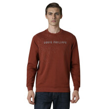 Heren Casual Bruin Print Sweatshirt