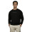 Heren Casual Zwarte Graphic Print Sweater 1