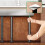 2 Pcs Adjustable Support Pole with Telescopic Furniture Legs, Adjustable Height Range, Stable Load Support 2