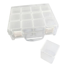12 Compartment Bead Organiser Clear Plastic Bead Storage Box