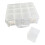 Clear Plastic Bead Storage Box With Lid For Craft Supplies 1