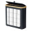 Dustproof Bathroom Tissue Storage Box Toilet Paper-Black 1