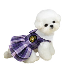 Hunde-Frühlings-JK-Kleid für Hunde, Jungen, Mädchen,-Lila S