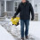 Adjustable Cordless Grass Spreader for-Yellow European stan 5