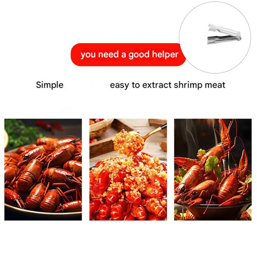 6Pcs Professional Manual Lobster Shelling Tool Stainless Steels 1