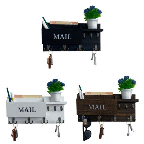 Wall Mounted Mail And Key Organizer With Multiple-BH TW024 1