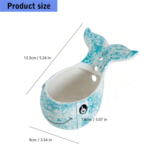 Pottery Herb Stripper Cup Handmade Ceramic Herb Peeling Bowl for 2
