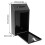 Metal Donation Box with Practical Lock Safe Drop Box for-Black 4