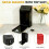 Metal Donation Box with Practical Lock Safe Drop Box for-Black 7