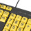 104 Keys Large Print USB Wired Keyboard Elderly 10