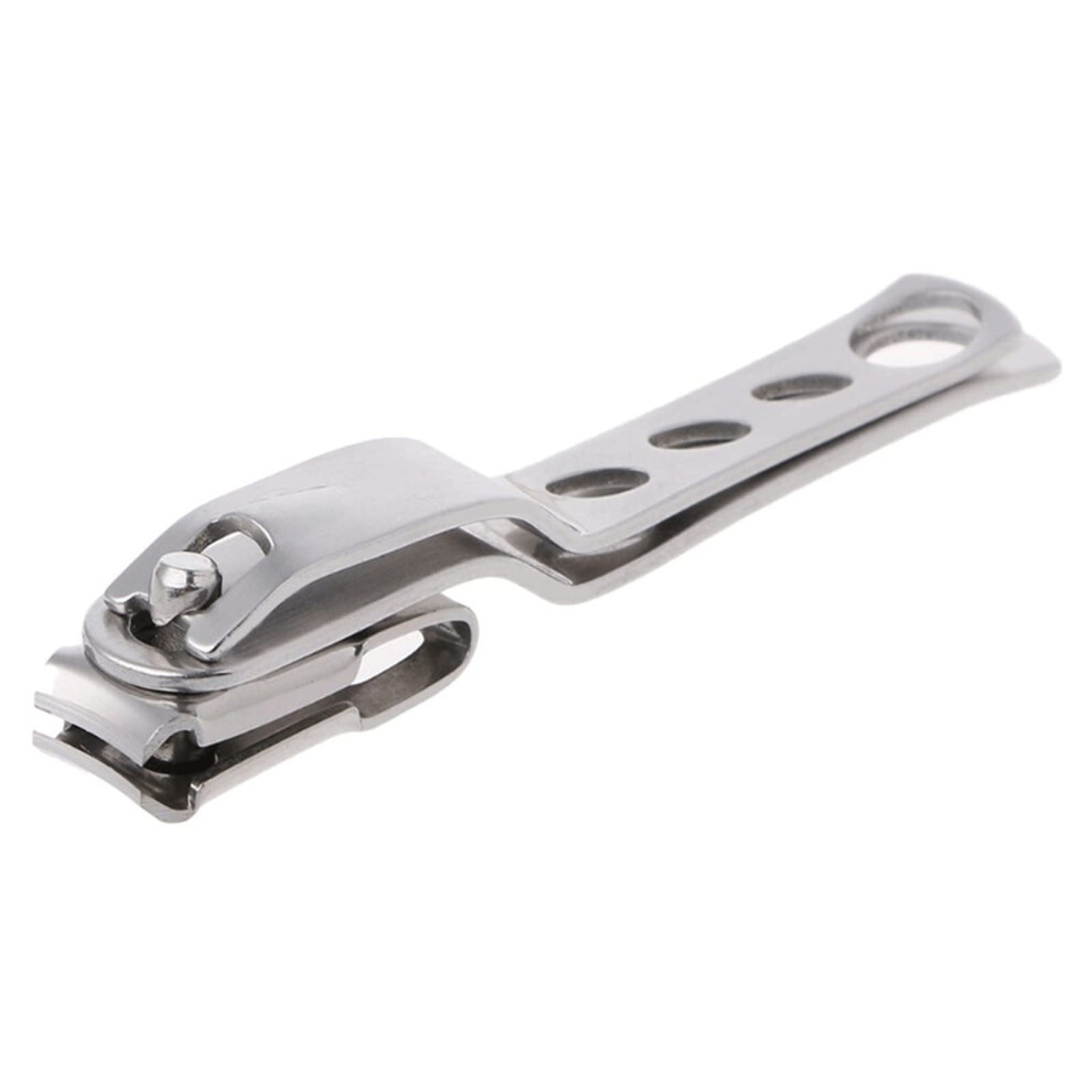 Stainless Steel Nail Clipper with Precision Cutting Blades, Ergonomic Grip Manicure Pedicure Tool