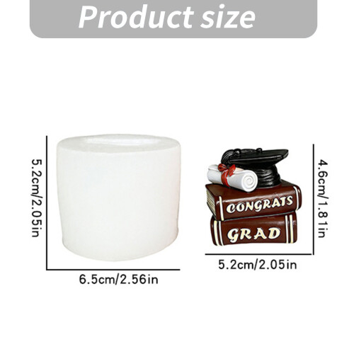 Artistic Book Shape Silicone Mould For Handmade Candle Projects 2