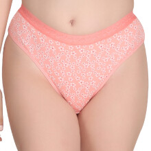 Liigne Dames Geprinte Katoenen Onderbroek - Van 100% Katoen Naadloos Voor Diverse Kleding Orange