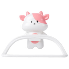 Bathroom Towel Rack No Drill Installation, Modern Flat Ring Wall Mounted Towel Holder for Bathroom