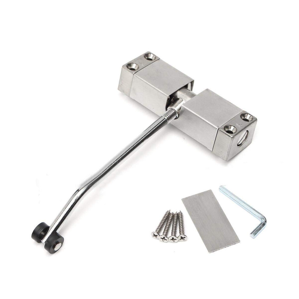 Heavy Duty Automatic Door Closer Adjustable Speed Smooth Quiet Close For Interior And Exterior Doors 9330225225812