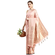 Mohey Kvinnors Etniska Saree, All Over Boota, Kant Med Blusdel Traditionell Saree För Festival, Bröllop, Fest (Grön)