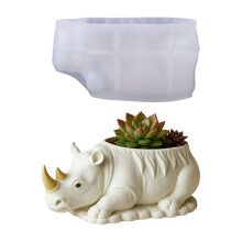 Moules en Silicone pour bougies rhinocéros, pour tasse de bougie