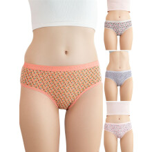 Lux Cozi Voor Haar Buitenste Elastische Hipster 100% Katoenen Panty Set Voor Vrouwen_ Coziher_ 702_Pty_Ast_100_4Pc