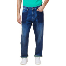 Being Human Donkergekleurde Jeans voor Mannen (Maat: 34)-Bhdi24508-Donkere Toon