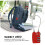 Red TSA Luggage Lock 3 Digit Combination Padlock for Travel Secure Medium Size Suitcase 5