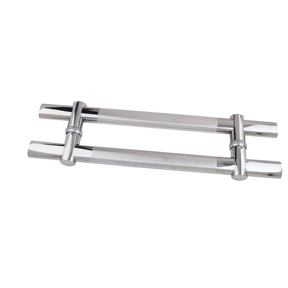 400Mm Stainless Steel Glass Shower Door Handle Bar, RustâResistant Adjustable Grab Pull With Polished Finish 9330225226192