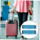 2pcs Neoprene Luggage Handle Wraps Comfortable Cushioning Grip Durable Travel Bag Handle Protector 3