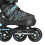 2-in-1 Inline & Ice Skates, Black/Blue, Sizes 31-34 7