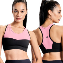 Boldfit Sport Bh Voor Vrouwen, Gevoerde Gym Bh Met Kruisrug & Vochtregulerende Stof, Medium Ondersteuning