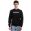 Calvin Klein Felpa Nera Stampata in Cotone Calvin Klein 1