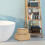 Bamboo Storage Boxes Set of 2 - Multipurpose with Lids 2