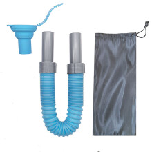 (Blue)Outdoor Water Bucket Extension Kit With 1m Hose For Camping And Recreation