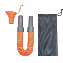 (Orange)Outdoor Water Bucket Extension Kit With 1m Hose For Camping Recreation And