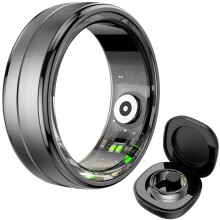Smart Ring Fitness Tracker for Android and iOS, Heart Rate Sleep Monitor, Waterproof 5ATM Health Ring